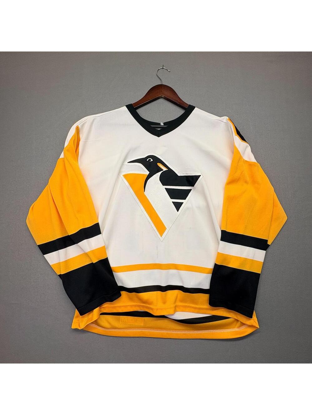 Vintage CCM Mario Lemieux Pittsburgh Penguins Hockey #66 Large